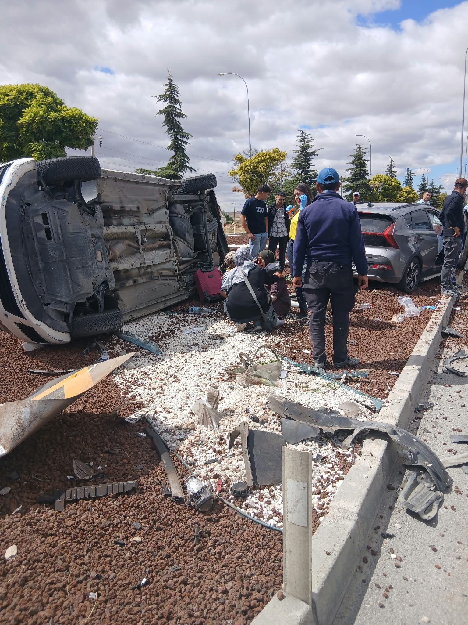Denizli Haber Otomobillerin Çarpıştığı Kazada 7 Kişi Yaralandı2