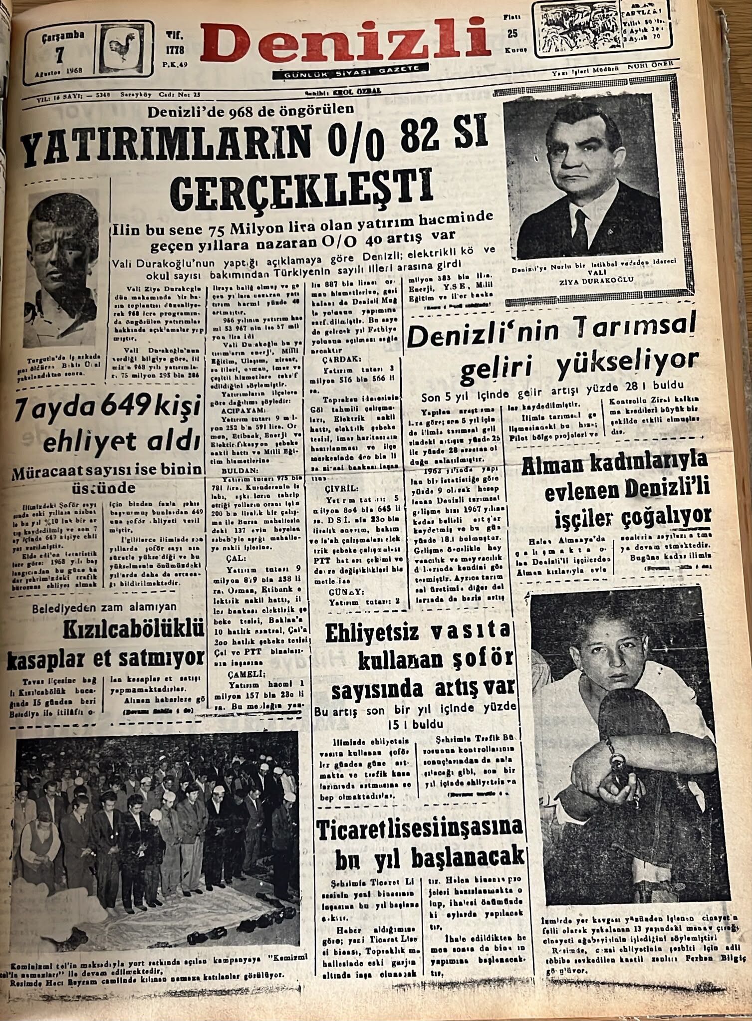 Denizli Haber Tarihte Bugün 7 Ağustos