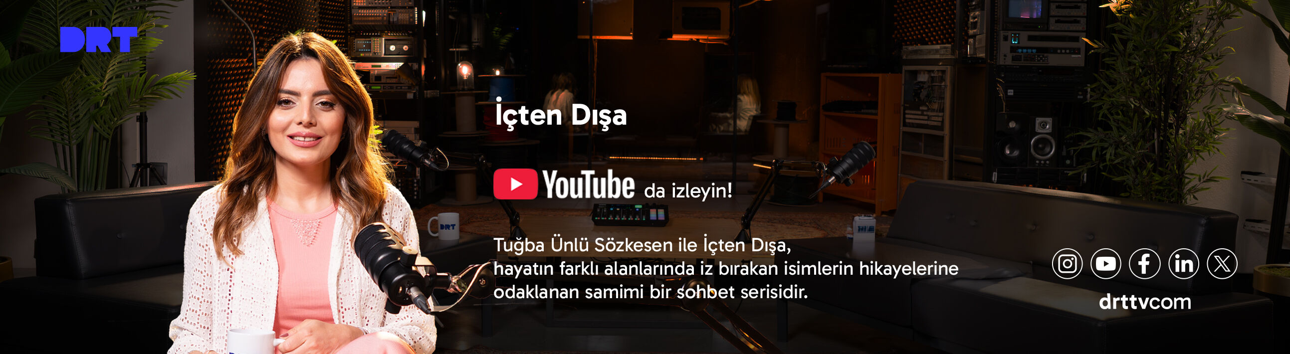 İçten Dışa programı tüm bölümleriyle DRT YouTube kanalında!