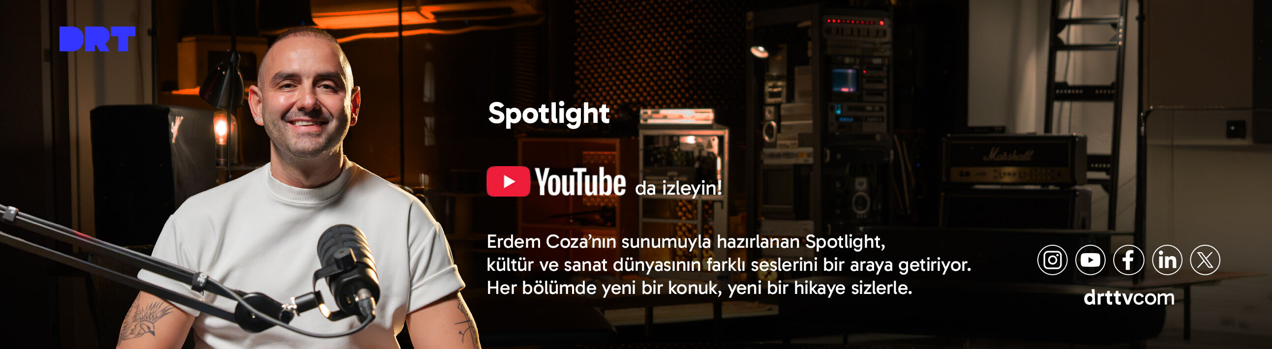 Spotlight programı tüm bölümleriyle DRT YouTube kanalında!