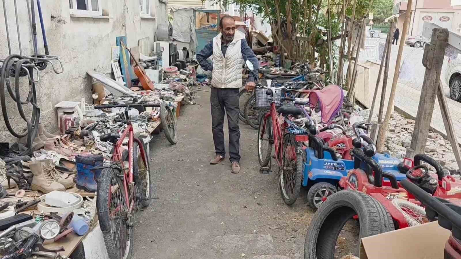 Çöpe gidecek malzemeler yeniden ekonomiye kazandırılıyor