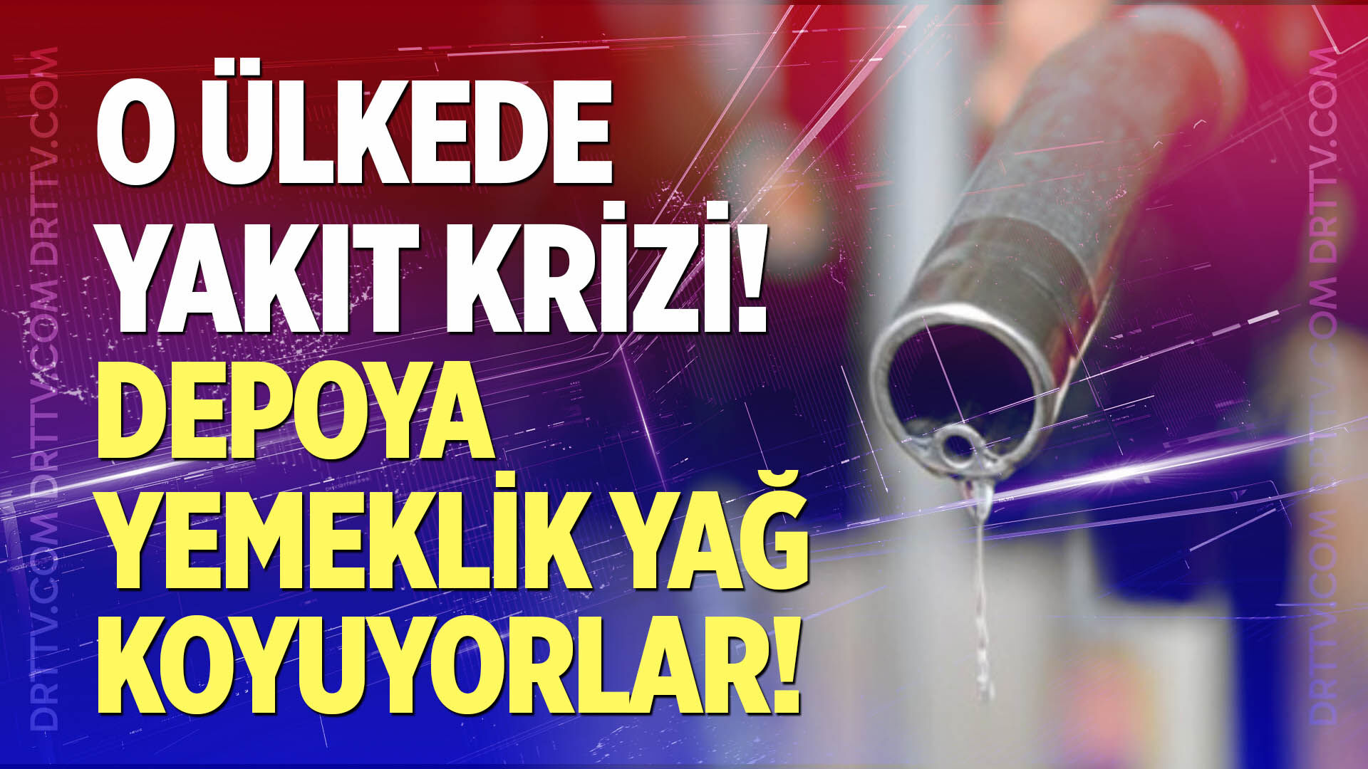 O ülkede yakıt krizi!