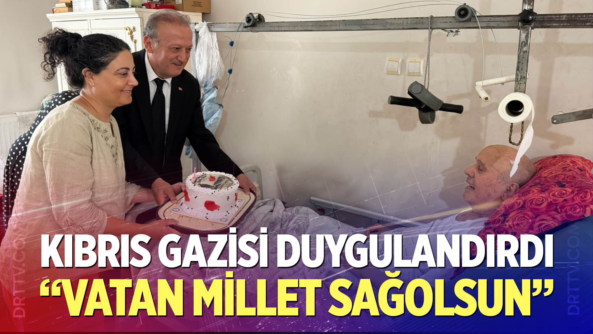 Kıbrıs Gazisinden Kaymakam Demir’i duygulandıran mesaj; "Vatan millet sağ olsun"