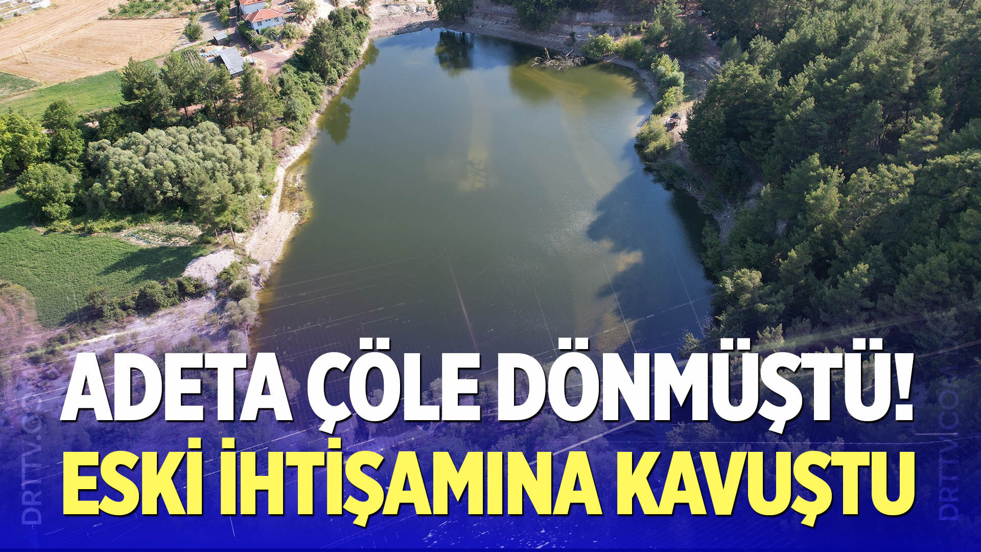 Çöle dönen Kolak Gölü yenilenen yüzüyle gelecek sezona hazırlanıyor