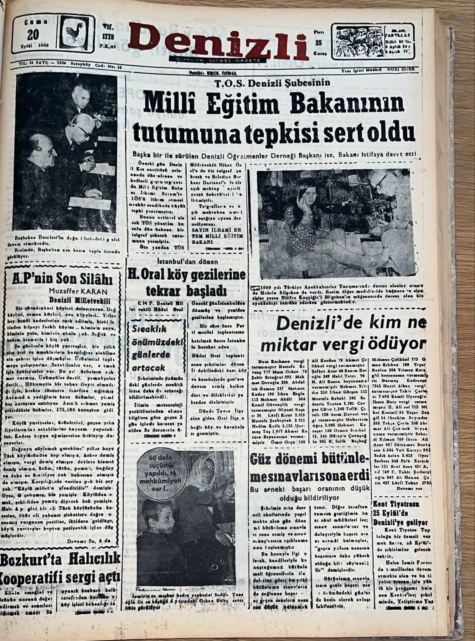Denizli Haber Tarıhte Bugun 20-1