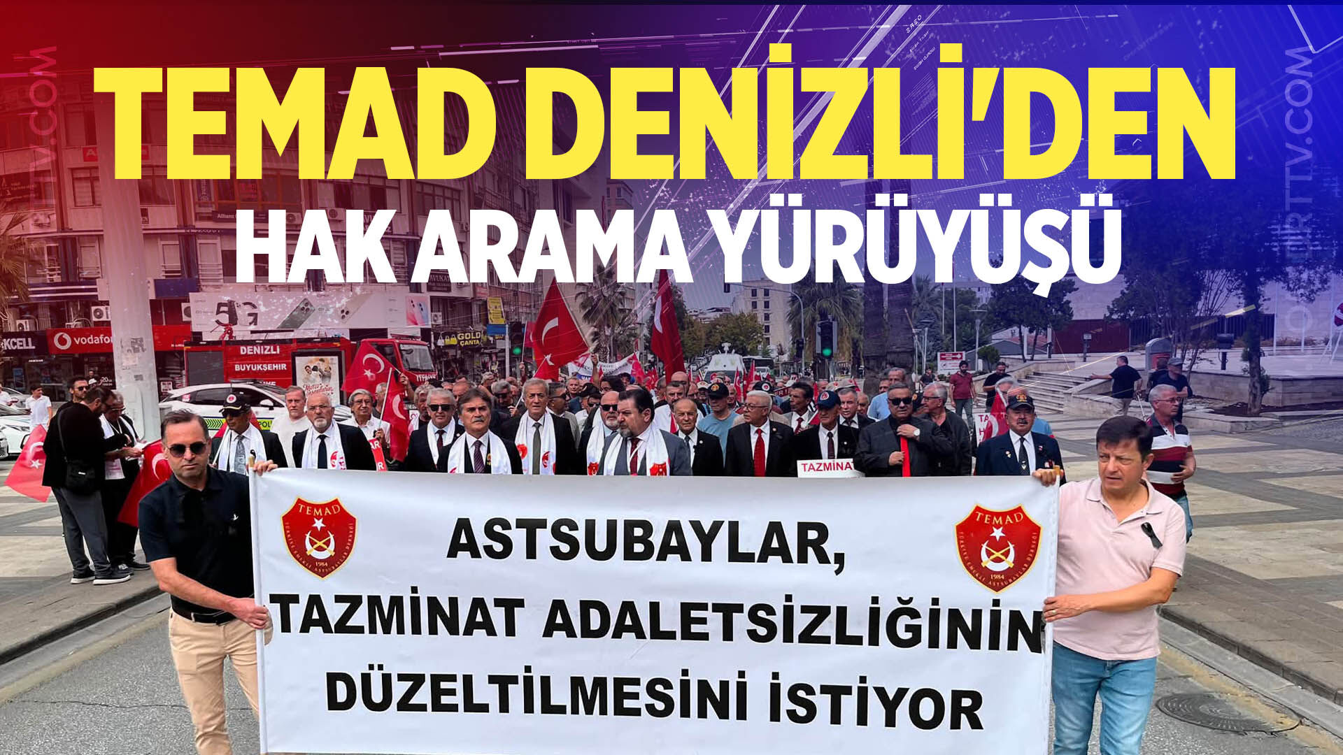 TEMAD Denizli'den hak arama yürüyüşü; "Hak, adalet ve emeğin yanındayız"
