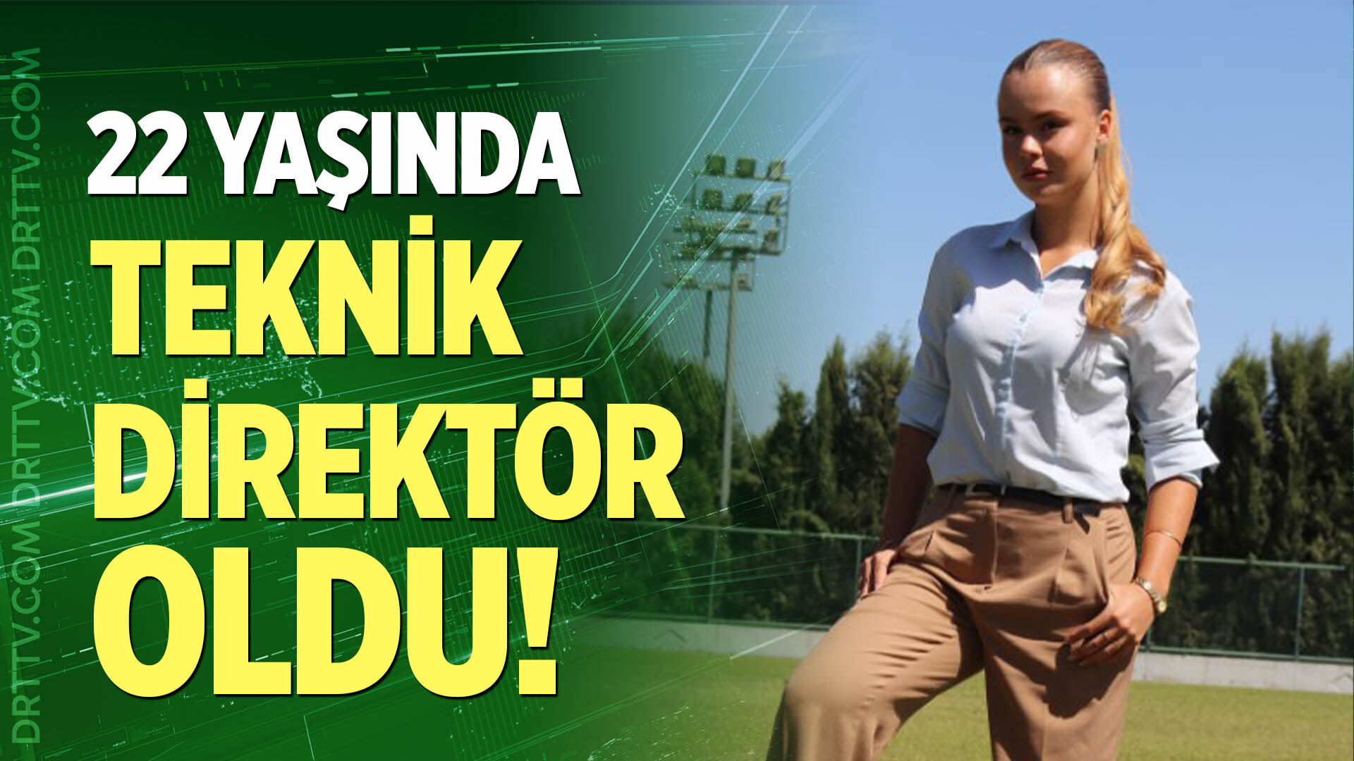 22 yaşında teknik direktör oldu!