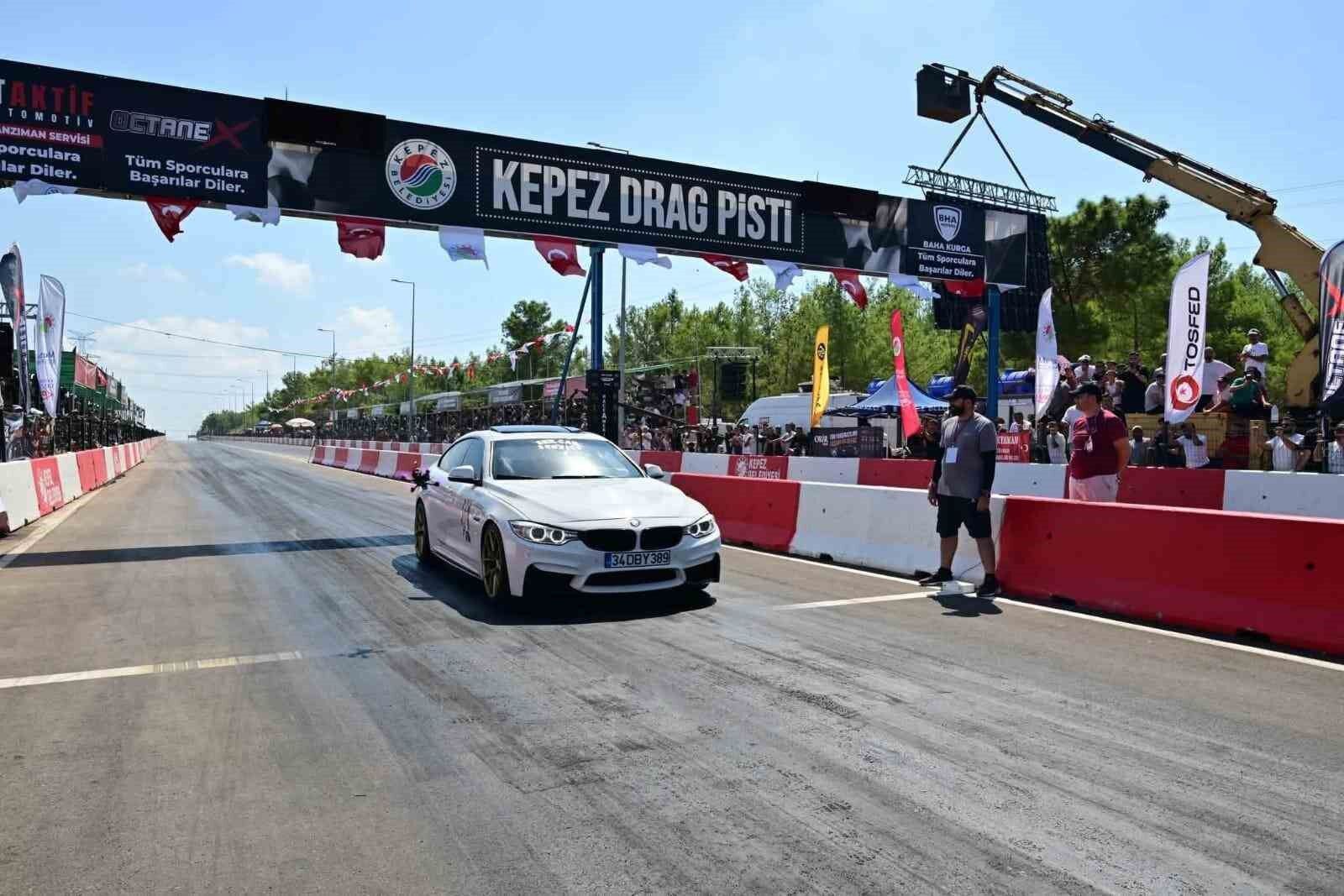 Türkiye Otodrag Şampiyonası Kepez’de nefes kesti