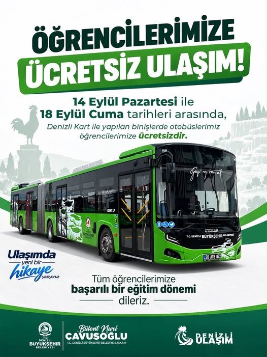 Denizli Haber Ücretsizotobüs
