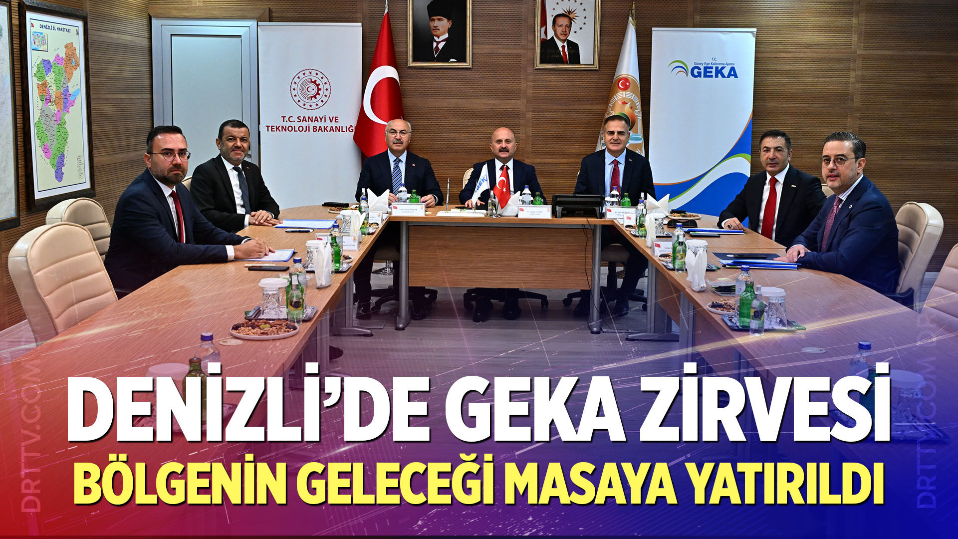 Denizli’de GEKA Zirvesi: Bölgenin Geleceği Masaya Yatırıldı