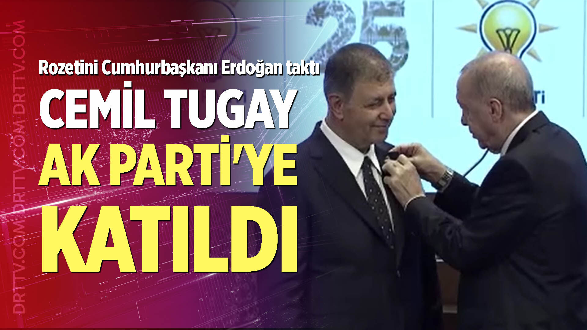 Cemil Tugay, AK Parti'ye katıldı