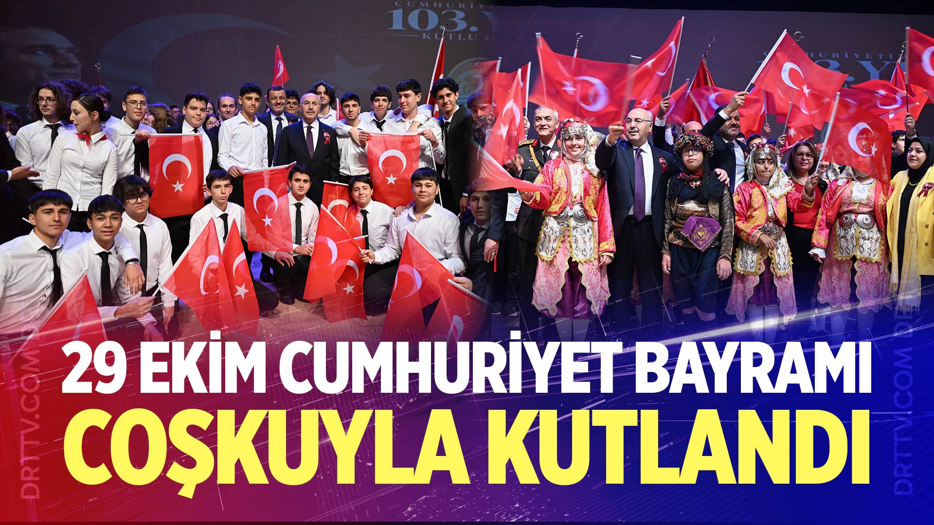 29 Ekim Cumhuriyet Bayramı Coşkuyla Kutlandı