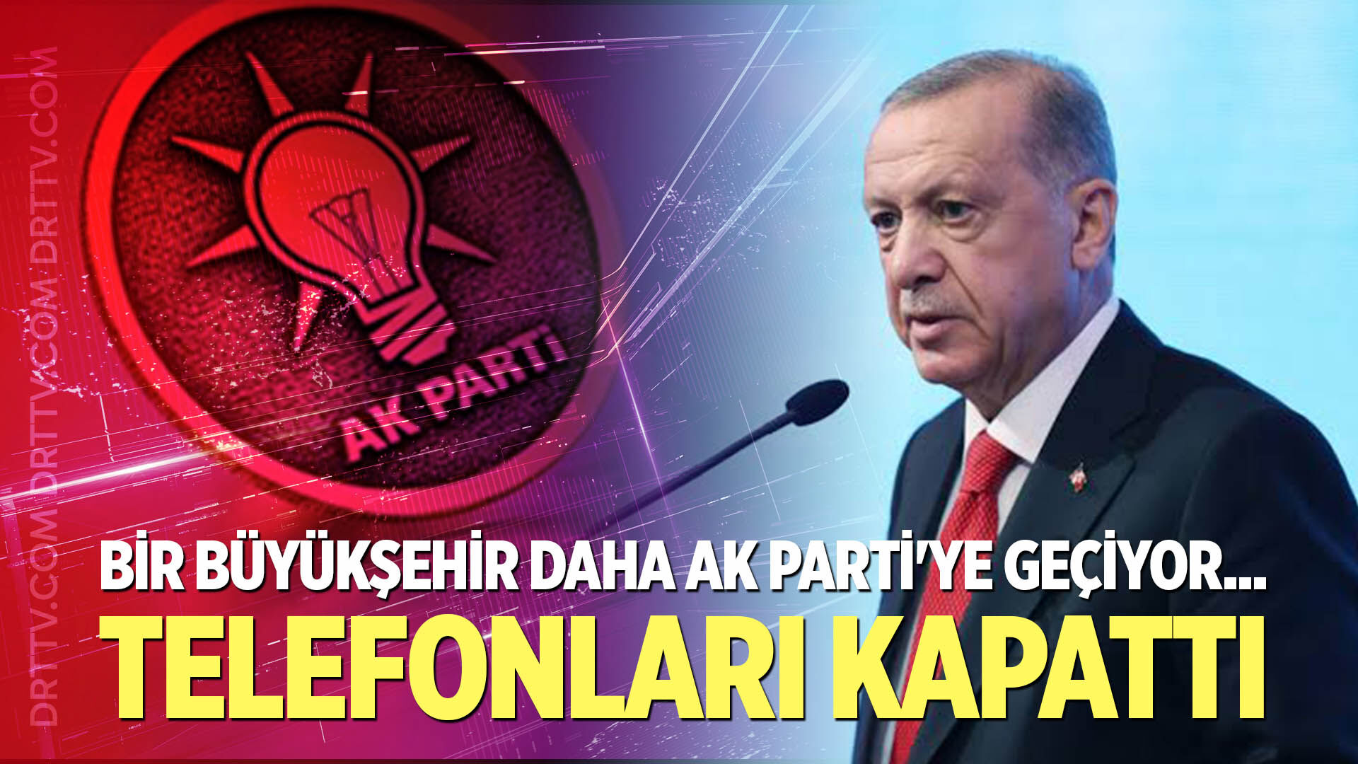Bir büyükşehir daha AK Parti'ye geçiyor...