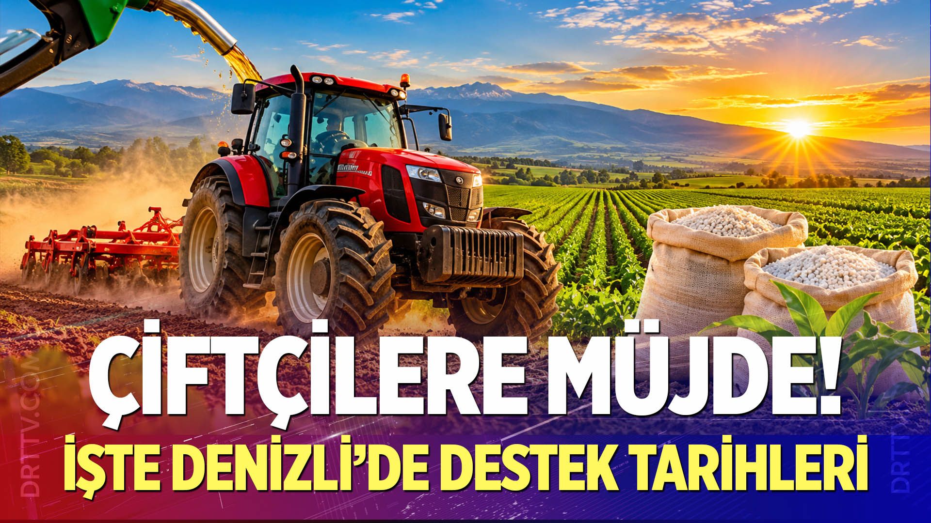 Çiftçilere müjde! İşte Denizli'de destek tarihleri