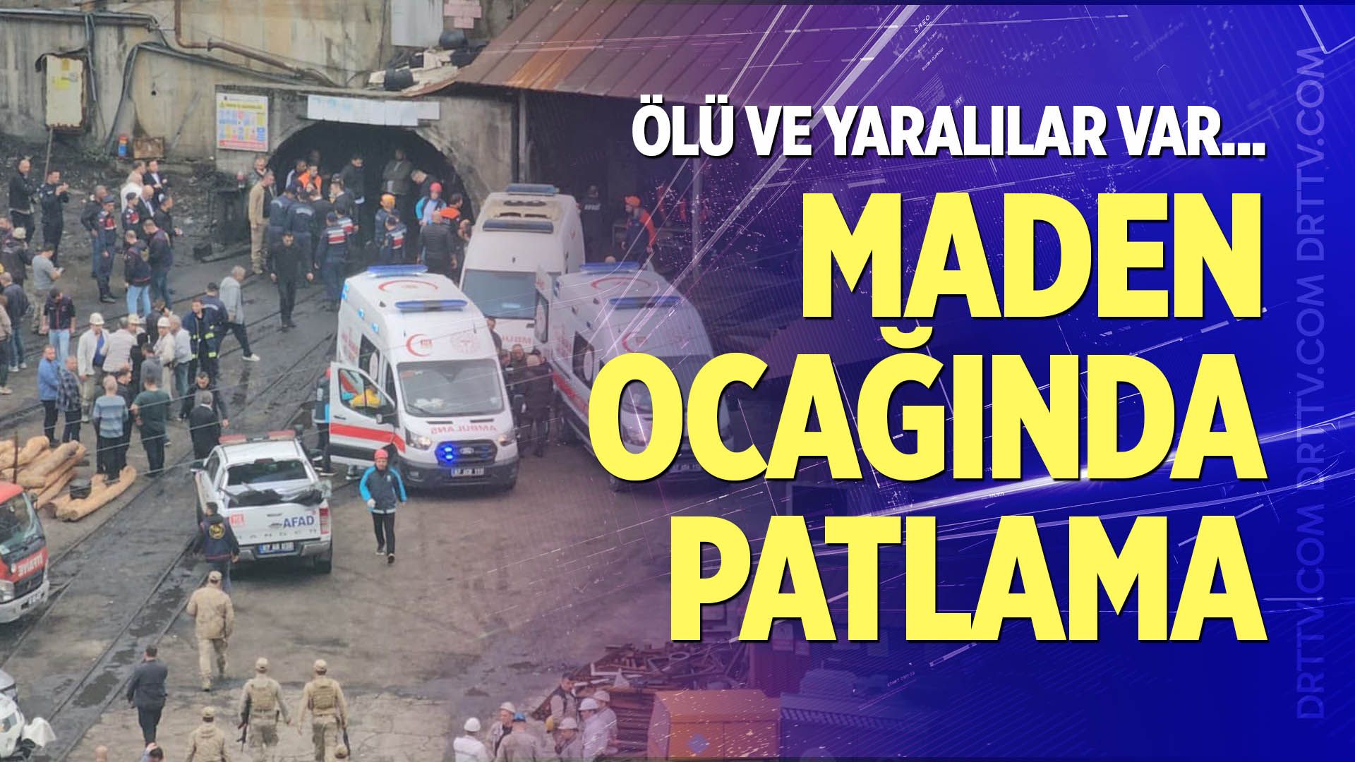 Maden ocağında patlama