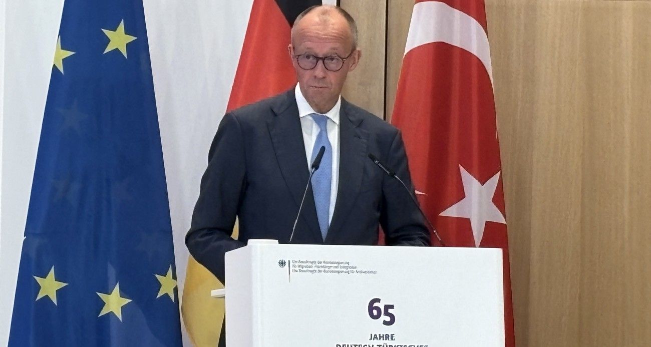 Merz: "Türkler, çalışkanlıklarıyla bugün içinde bulunduğumuz refahın altyapısını oluşturdular"