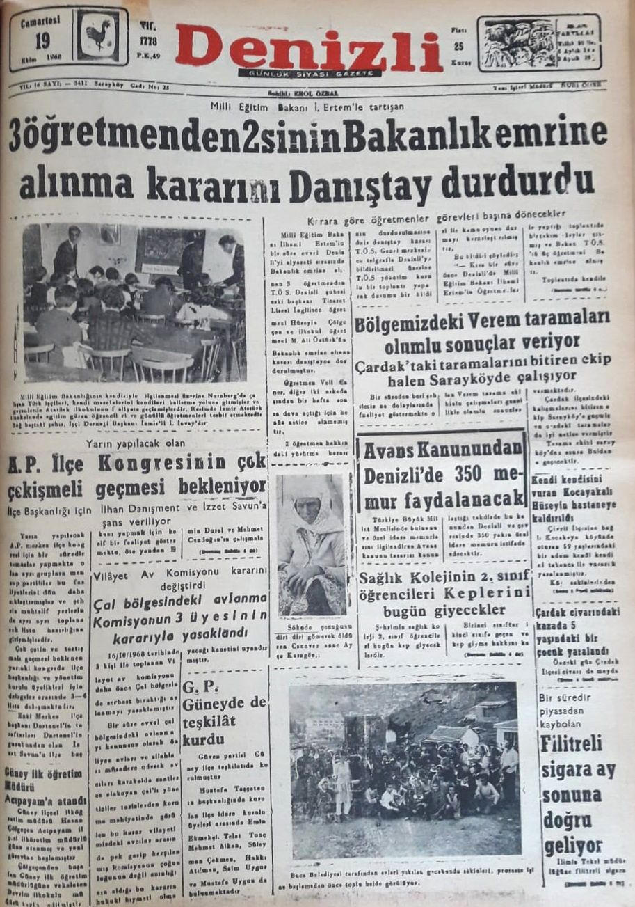 Denizli Haber Tarihte Bugun 19102026