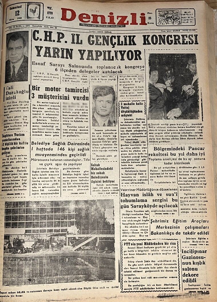 Denizli Haber Tarihte Buguün 12 Ekım