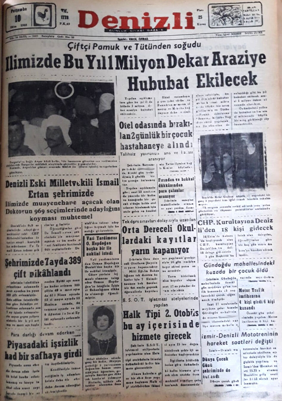 Denizli Haber Tarihtebugun101020261