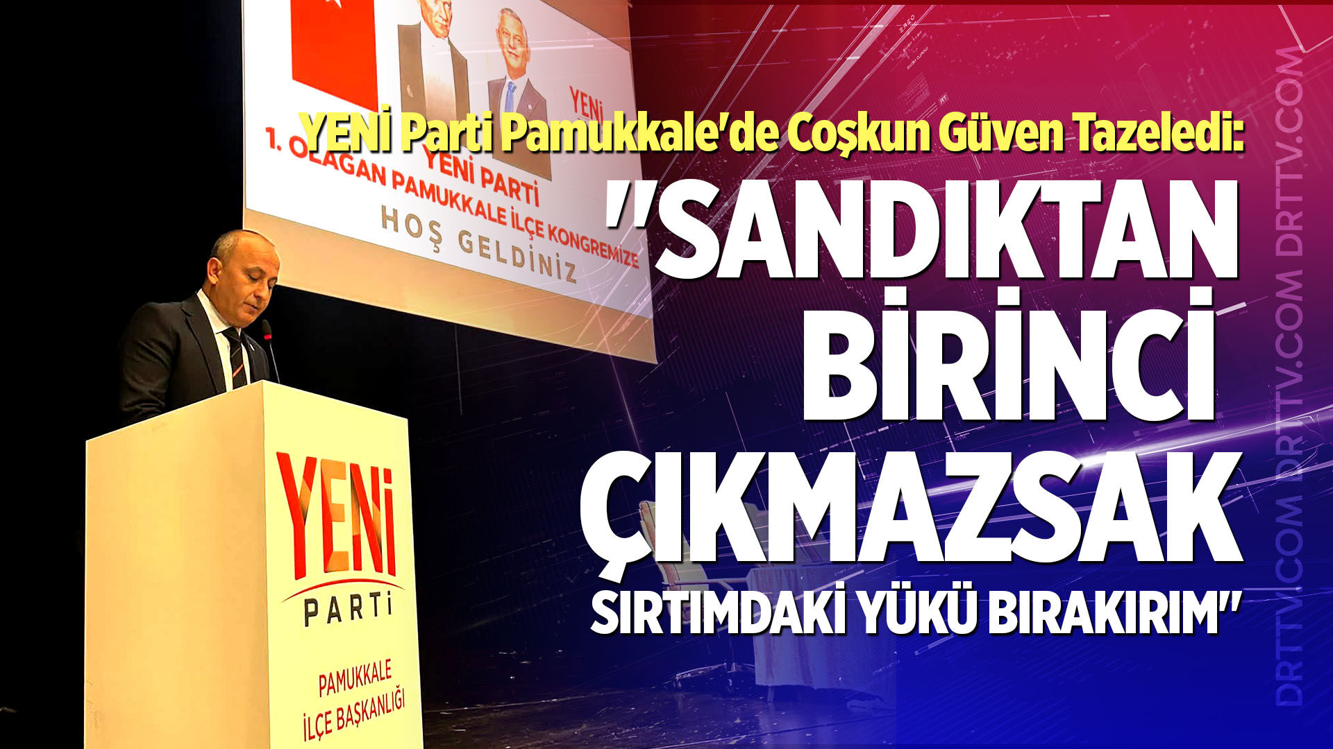Coşkun: "Sandıktan Birinci Çıkmazsak Sırtımdaki Yükü Bırakırım"