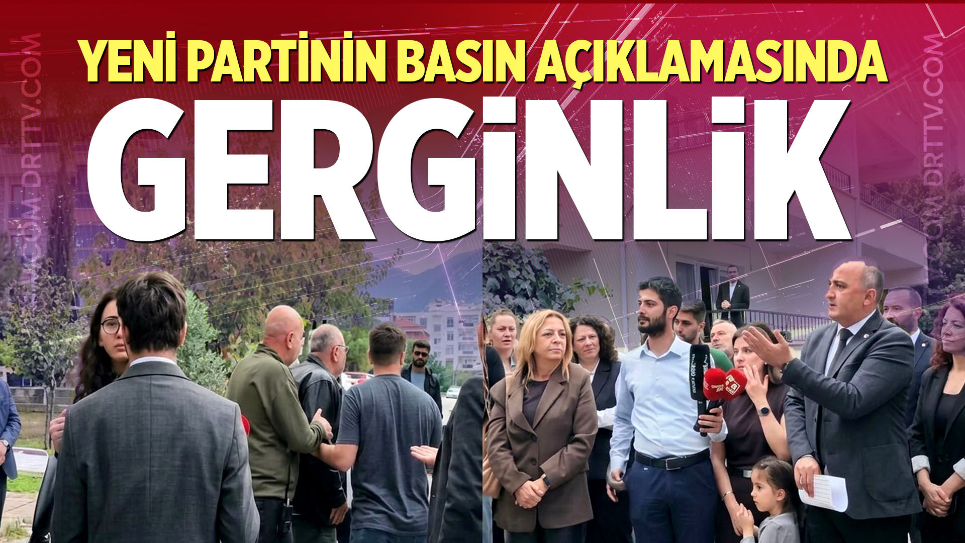 YENİ Partinin Basın Açıklamasında Gerginlik
