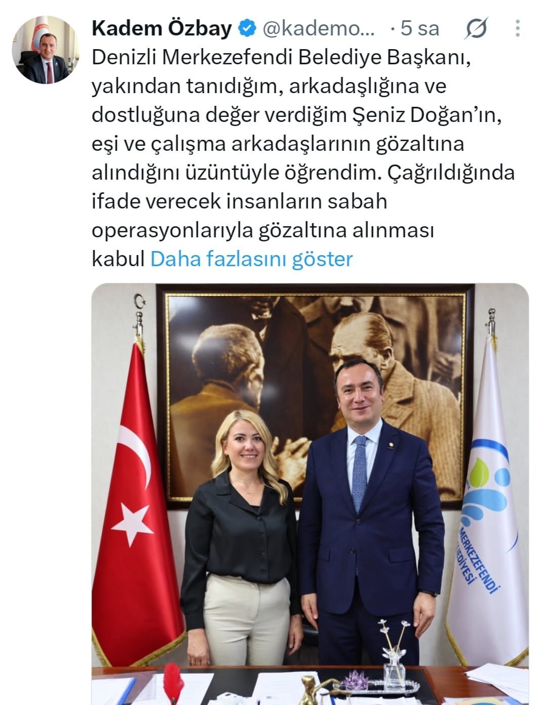 Mustafa Kemal Kaya Köşe Doğan İçi̇n Kesi̇nti̇si̇z Destek (6)